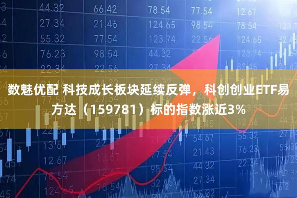 数魅优配 科技成长板块延续反弹，科创创业ETF易方达（159781）标的指数涨近3%