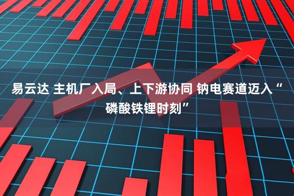 易云达 主机厂入局、上下游协同 钠电赛道迈入“磷酸铁锂时刻”